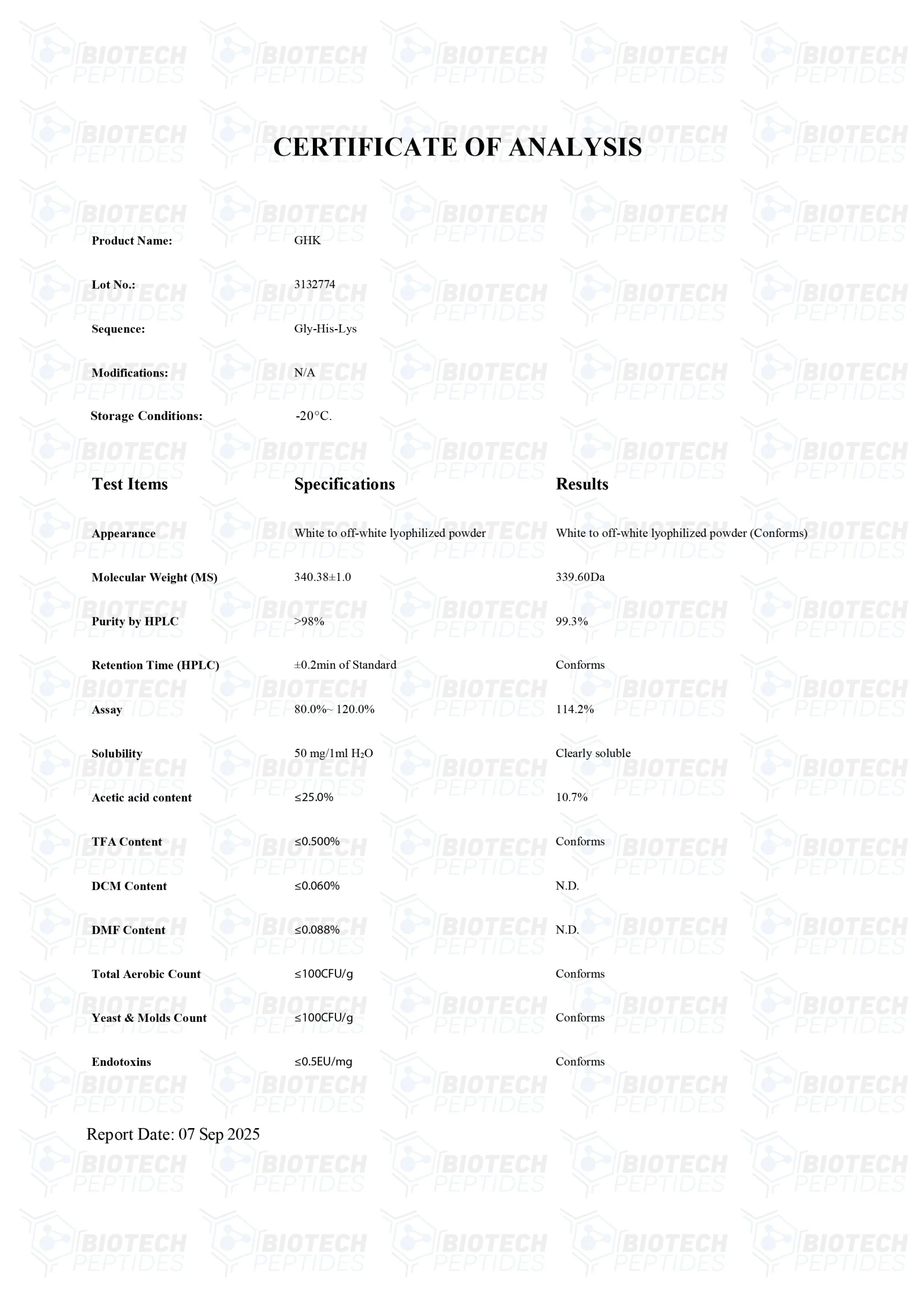 GHK Basic (50mg) - Image 2